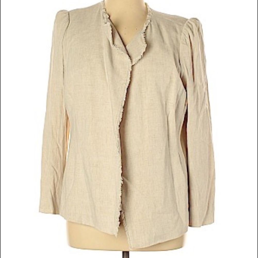 Eloquii ivory blazer jacket